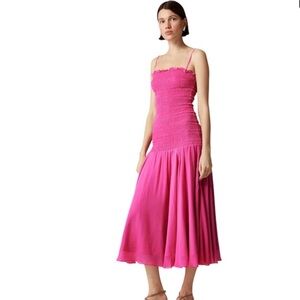 ISO J CREW Collection smocked chiffon dress - Size 0/00